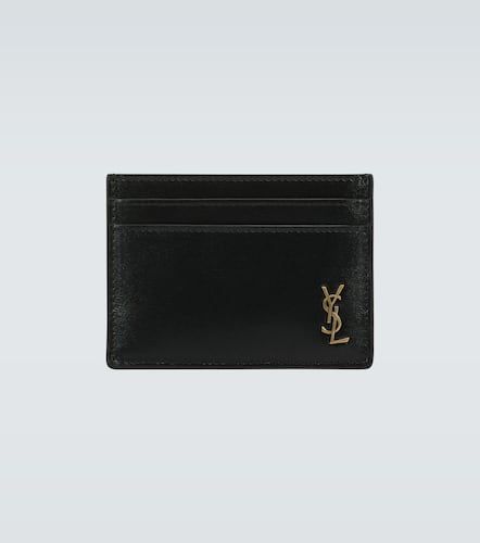 Tiny Cassandre leather card holder - Saint Laurent - Modalova