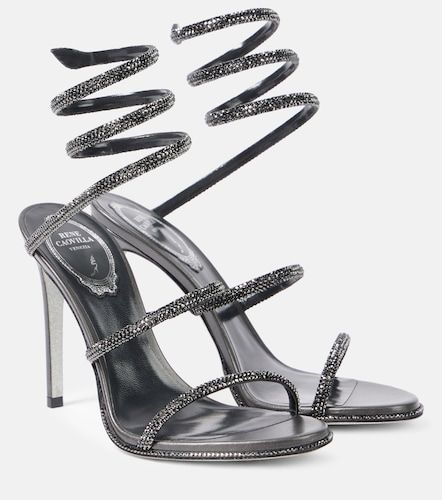Sandalias Cleo de piel con cristales - Rene Caovilla - Modalova