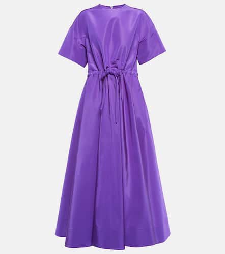 Valentino Gathered silk midi dress - Valentino - Modalova