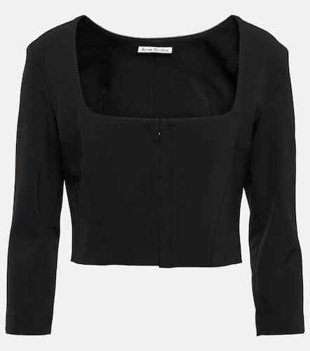 Acne Studios Jersey crop top - Acne Studios - Modalova