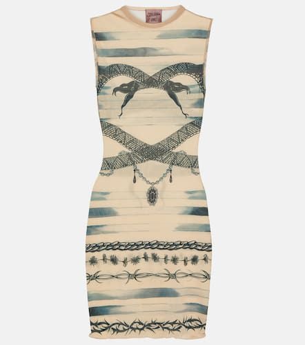 X KNWLS printed jersey minidress - Jean Paul Gaultier - Modalova