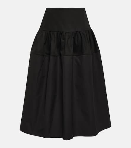 High-rise cotton midi skirt - Jil Sander - Modalova