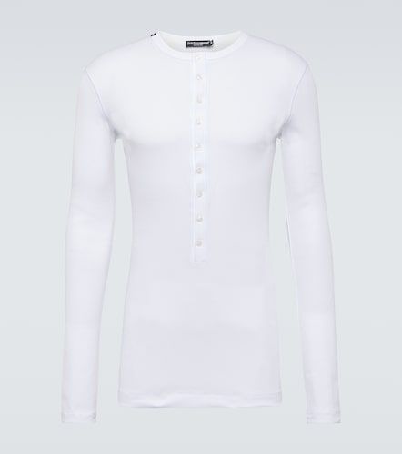 Camiseta con botones Re-Edition - Dolce&Gabbana - Modalova