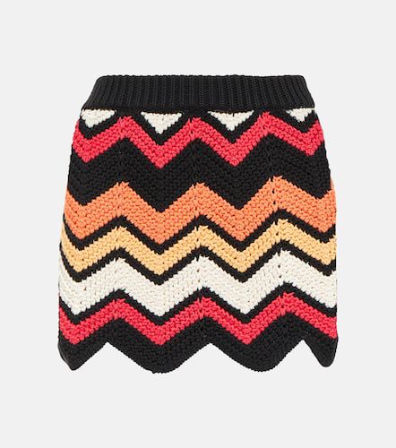 Kaleidoscopic cotton-blend miniskirt - Alanui - Modalova