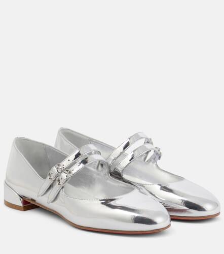 Sweet Jane metallic leather Mary Jane flats - Christian Louboutin - Modalova