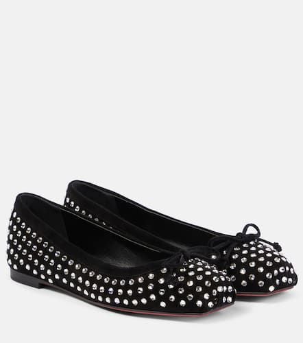 Mamadrague embellished suede ballet flats - Christian Louboutin - Modalova