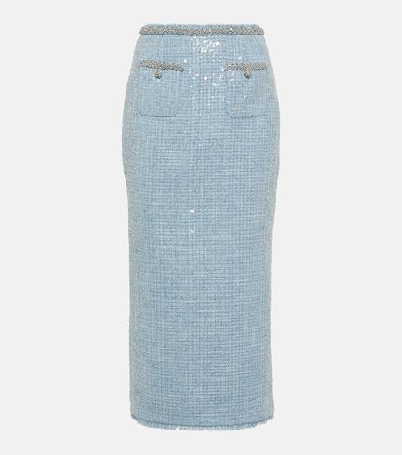 Sequined boucle midi skirt - Self-Portrait - Modalova