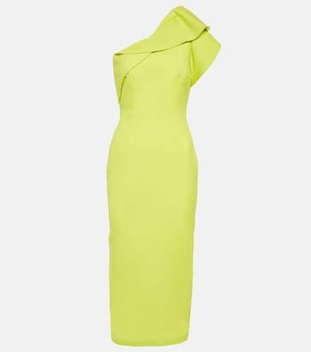 One-shoulder wool-blend midi dress - Roland Mouret - Modalova