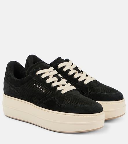 Skyscraper suede platform sneakers - Hogan - Modalova