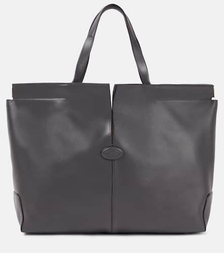 Di Bag Folio Medium leather shopper - Tod's - Modalova