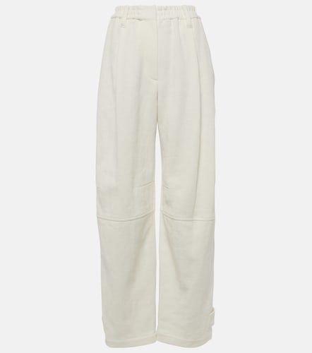 Pantaloni in misto cotone e lino - Brunello Cucinelli - Modalova