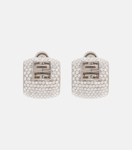 G crystal-embellished earrings - Givenchy - Modalova