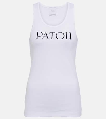 Patou Logo cotton jersey tank top - Patou - Modalova