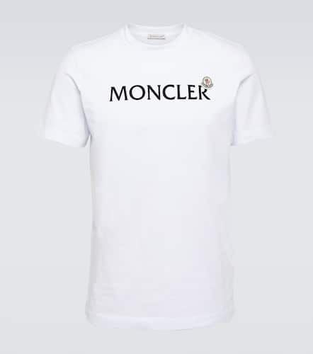 Moncler Logo cotton jersey T-shirt - Moncler - Modalova