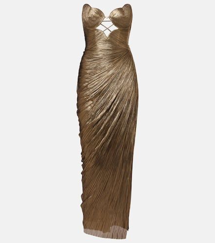Amisha cutout silk tulle corset gown - Maria Lucia Hohan - Modalova