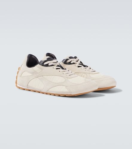 Orbit Flash suede-trimmed sneakers - Bottega Veneta - Modalova