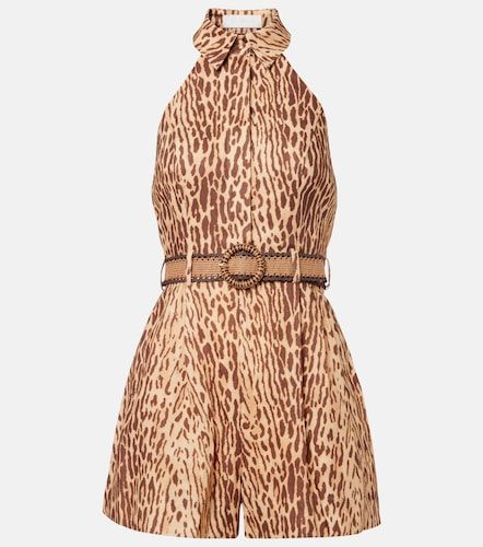 Zimmermann Printed linen jumpsuit - Zimmermann - Modalova