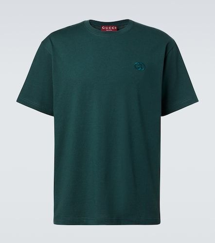 Camiseta de jersey de algodón con GG - Gucci - Modalova