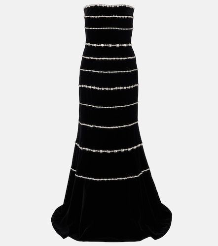 Abito bustier Shaula in velluto di cotone - Costarellos - Modalova
