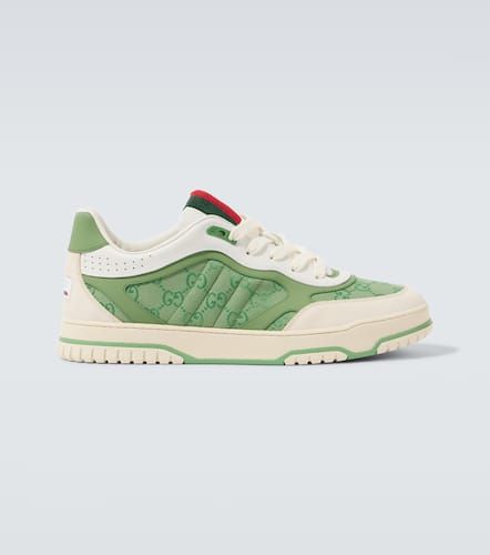 Re-Web leather-trimmed sneakers - Gucci - Modalova
