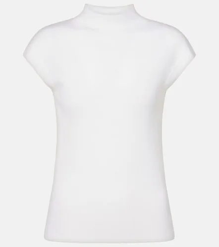 Ribbed-knit high-neck wool top - Jardin des Orangers - Modalova