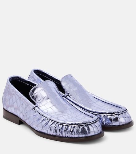 Mocassini in pelle stampata - Dries Van Noten - Modalova
