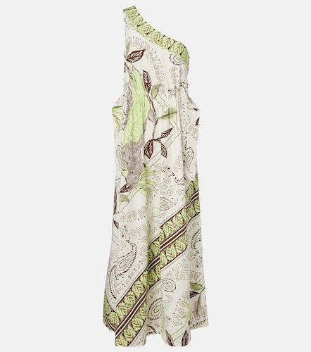 Vestido largo asimetrico en mezcla de algodón - Tory Burch - Modalova