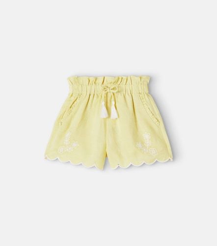 Shorts de ramio bordados - C'era Una Volta - Modalova