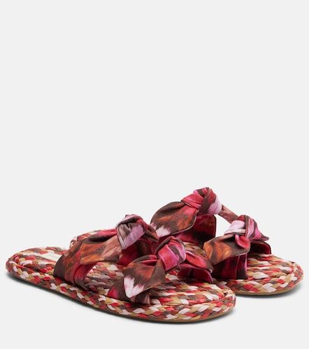 Carousel printed espadrille slides - Zimmermann - Modalova