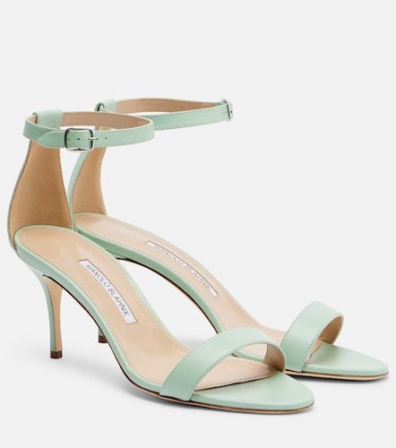 Chaos leather sandals - Manolo Blahnik - Modalova