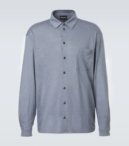 Giorgio Armani Linen jersey shirt - Giorgio Armani - Modalova