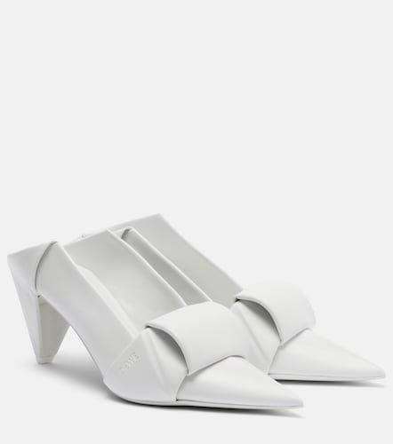 Loewe Mules Origami de piel - Loewe - Modalova