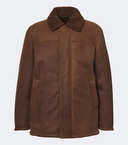 Jacke aus Leder mit Shearling - Canali - Modalova
