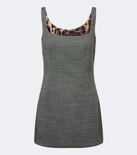 Dolce&Gabbana Wool tweed minidress - Dolce&Gabbana - Modalova