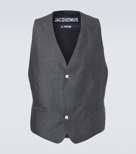 Chaleco Paysan de lino a rayas - Jacquemus - Modalova