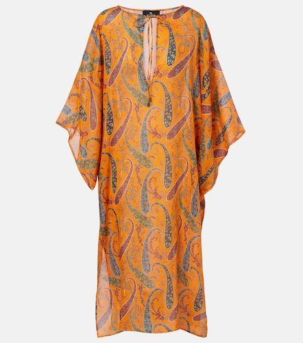 Etro Paisley ramie kaftan - Etro - Modalova