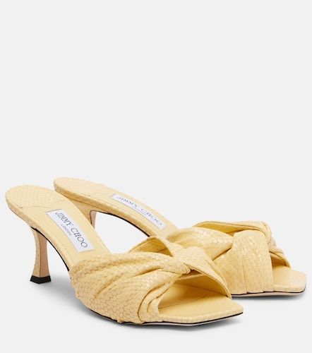 Jimmy Choo Skye Twist leather mules - Jimmy Choo - Modalova