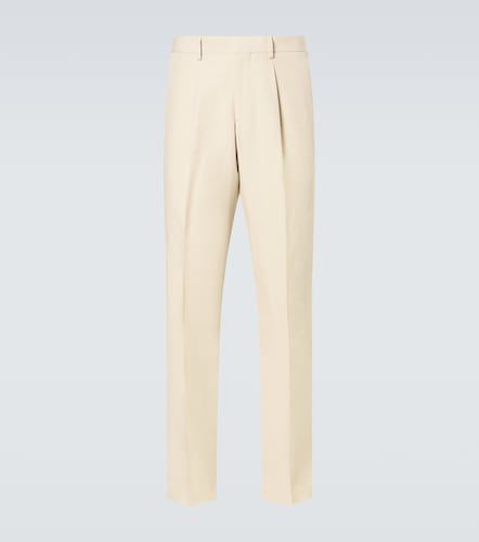 Pantaloni regular in lino, cotone e seta - Lardini - Modalova