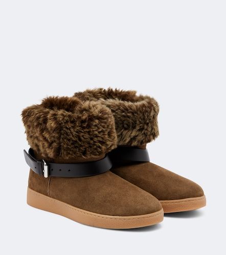 Botines Nolyz de ante con borrego - Isabel Marant - Modalova
