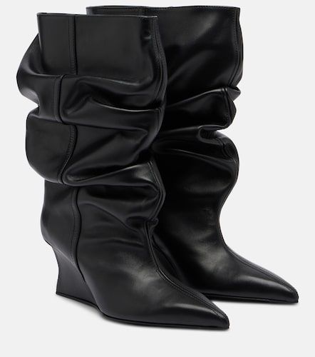 Balmain Leather wedge boots - Balmain - Modalova