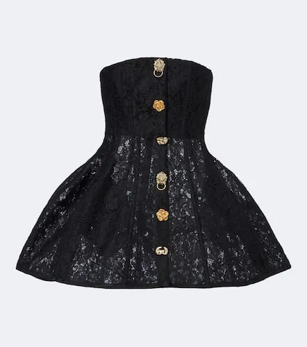Embellished lace bustier dress - Blumarine - Modalova
