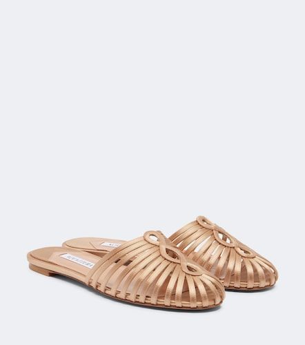 Sweet Surrender satin mules - Aquazzura - Modalova