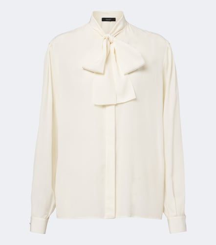Schluppenbluse aus Seiden-Crêpe de Chine - Gucci - Modalova