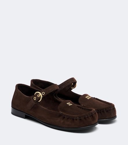 Miu Miu Ballerine in suede - Miu Miu - Modalova