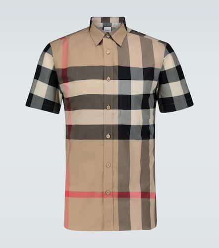 Check cotton poplin shirt - Burberry - Modalova