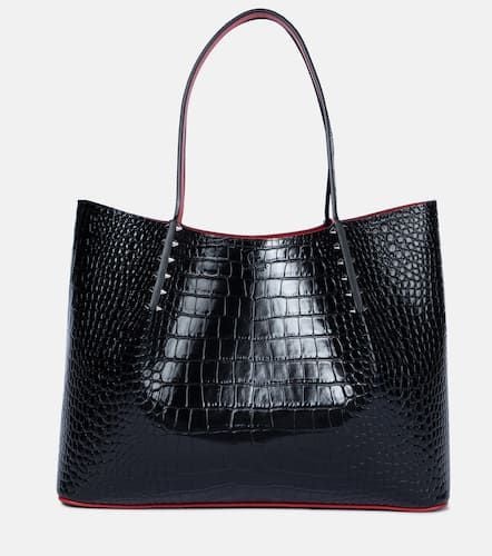 Cabarock Large studded leather tote - Christian Louboutin - Modalova