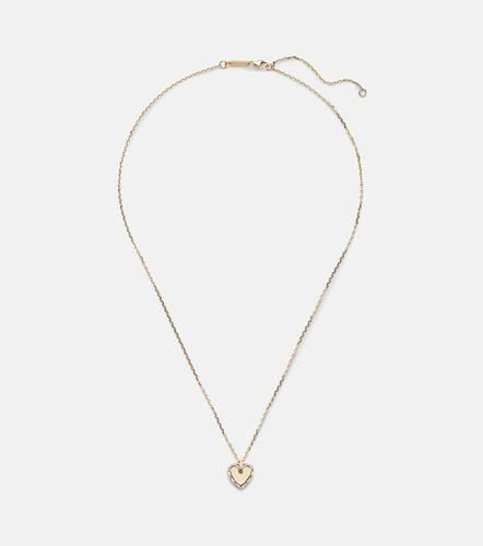 Kt heart necklace with diamonds - Suzanne Kalan - Modalova