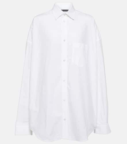 Camicia in cotone con logo - Balenciaga - Modalova