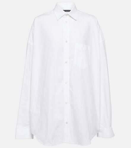 Camisa de algodón con logo - Balenciaga - Modalova