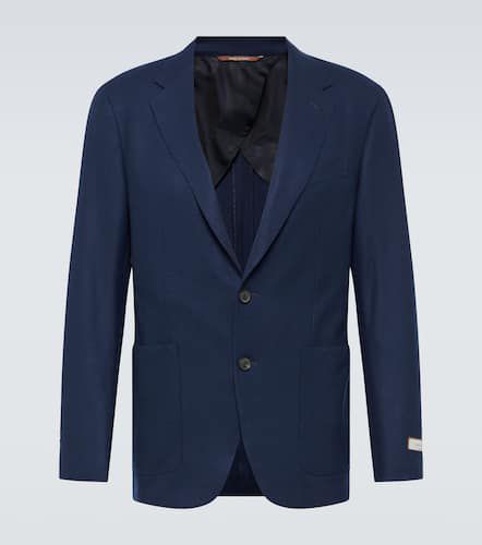 Blazer monopetto in misto cashmere - Canali - Modalova